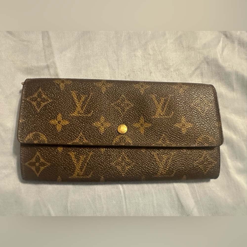 Authentic Louis Vuitton Monogram Wallet | Classic Sarah Style | Made in France